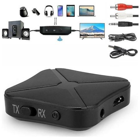 Htn Bluetooth 4.2 Ricevitore Trasmettitore Adattatore Wireless Box Tv Stereo Audio Tx Modalità Ripetitore Wifi