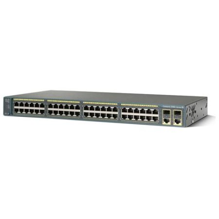 Switch Cisco Systems Catalyst 2960 Switch 48 Porte Poe Fast Ethernet 10/100 + 2 Porte Gigabit Ethernet 10/100/1000