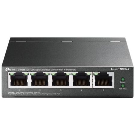Tp-Link Tl-Sf1005Lp – V1 – Switch – Unmanaged – 5 X 10/100 (4 Poe) – Desktop, Switch