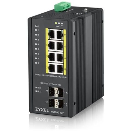 Zyxel Switch Rgs200-12P Con 12 Porte Gigabit Ethernet Lan Switch